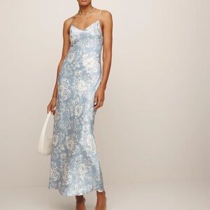 Reformation Parma Silk Dress